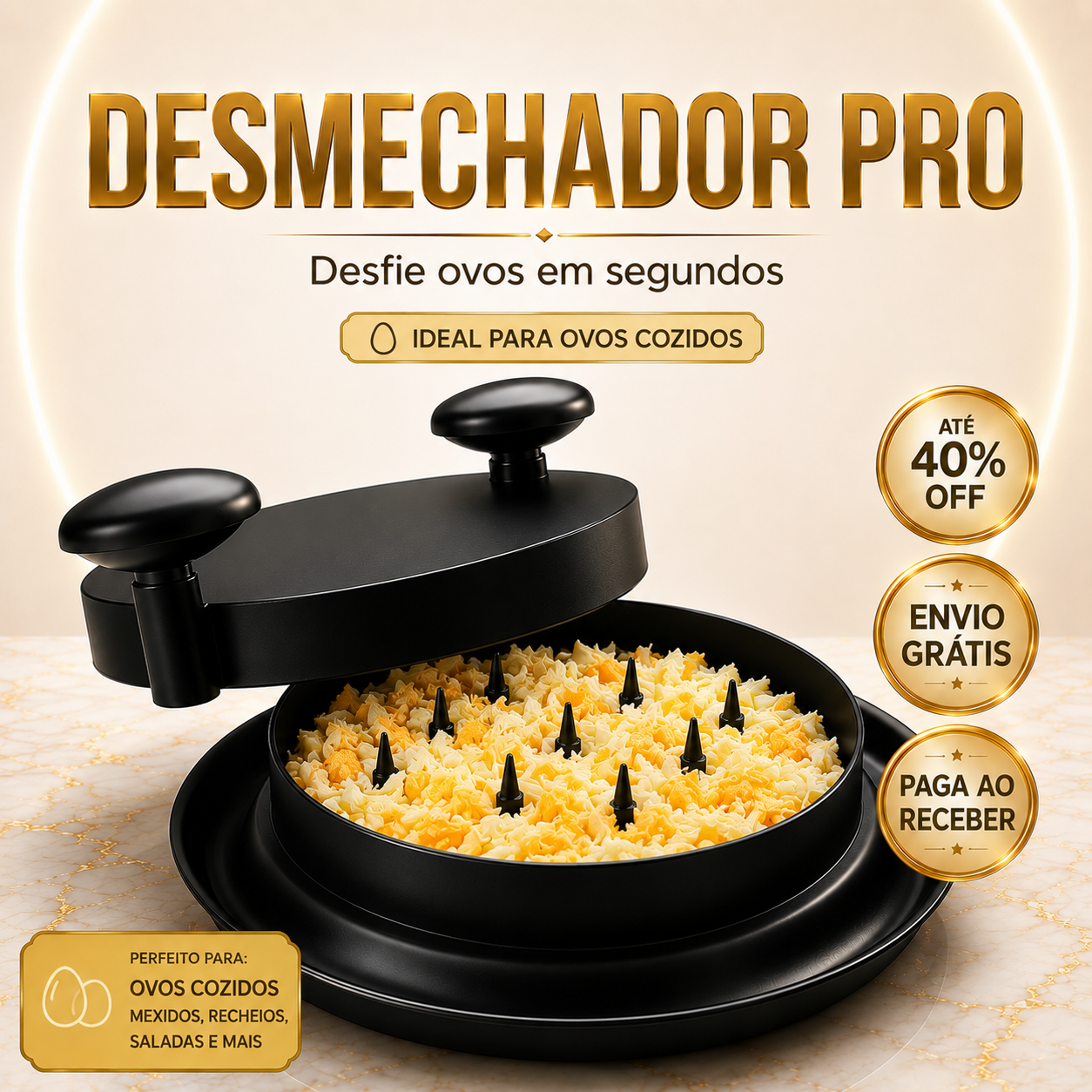 Desmechador Pro Triturador Manual Para Carne Pollo Verduras