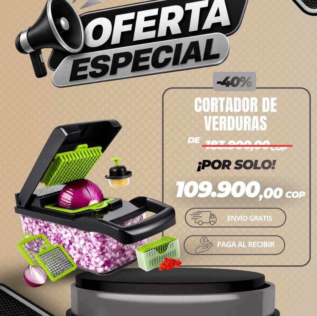 Rallador Picador Verduras 14pcs  Pro